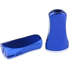 Resim Dianziye Alüminyum Allüvyum Tutamak Topu 2'li Paket - Mavi Renk, 35x20 Mm Boyut, 18 G Ağırlık 