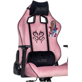 Resim Harley Quinn Modunu Seç Tarzını Yansıt Yayıncı Ve Oyuncu Koltuğu Mod:7 Pembe 