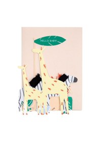 Resim Meri Meri - Safari Concertina Card - Safari Tebrik Kartı 