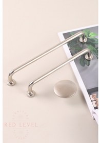 Resim Liva Saten 96 Mm Modern Lüks Metal Kulp Modelleri Mutfak Dolap Çekmece Mobilya Kulbu Saten 