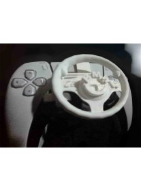 Resim Salıncak Ps5 Mini Direksiyon Çift Kasa+Çift Direksiyon AUDI / BMW BEYAZ (Tam Ölçü ) 