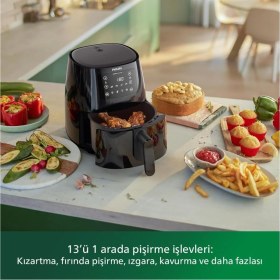 Resim Geniş Hazneli Yeni Nesil Yağsız Hava Fritözü, Sağlıklı ve Pratik Pişirme Keyfi 
