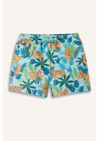 Resim Defacto Erkek Bebek Desenli Micro Deniz Şortu E3518a525smgn240 Yeşil 