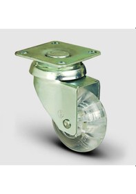 Resim EP01MBC100 Oynak Tablalı Şeffaf Tekerlek Çap:100 Hafif Sanayi 
