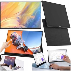 Resim Zeuslap P16KT 16'' 2560x1600 144Hz 2K ADS-IPS Panel Type-C 100% sRGB 500Cd/m² Dokunmatik, Taşınabilir Monitör (ZL-P16KT) 