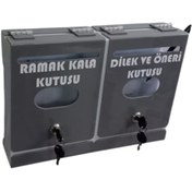 Resim Gri Ramak Kala Dilek Öneri Kutusu 