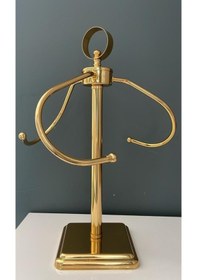 Resim Hera Kristal Halkalı Havluluk Altın 44 Cm Altın 