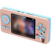 Resim Retro Klasik El Oyun Konsolu Arcade Oyun Konsolu 520'si 1 Arada Oyun Oyuncu Tv Pembe 