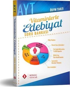 Resim AYT Vitaminlerle Edebiyat Soru Bankası - Sonuç Yayınları 