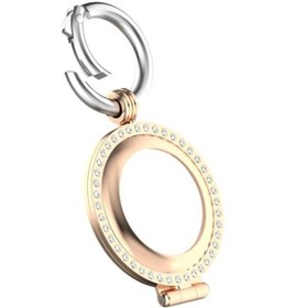 Resim Airtags Rose Gold Pırlanta Anahtarlık Anti-kayıp Konum Takip Cihazı Kılıfı 