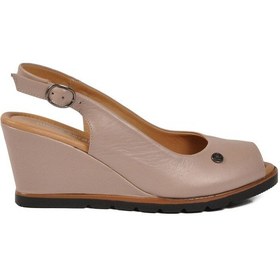 Resim Pierre Cardin Bej Kadın Topuklu Sandalet Pc-54596 Z 