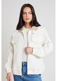Resim Jordan Essentials Renegade Woven Twill Fabric Full-zip Kadın Ceket Ndd Sport Krem 