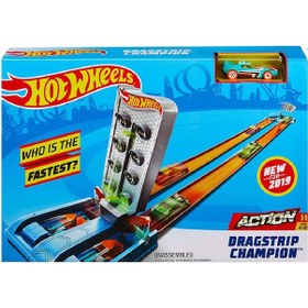 Resim Hot Wheels Şampiyonluk Parkuru Yarış Seti Gbf81-Gbf82 