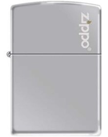 Resim Zippo High Polish Chrome Classic Logo Çakmak 