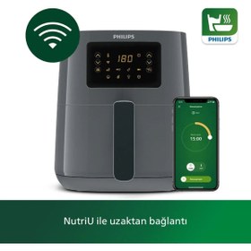 Resim Philips 5000 Serisi Uzaktan Bağlantılı 7 Ön Ayarlı Dokunmatik Ekranlı Airfryer 