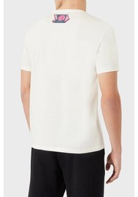 Resim Emporio Armani Erkek T Shirt 3L1T8P 1Jw5Z F119-Beyaz 