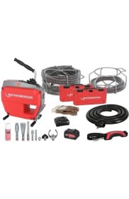 Resim Rothenberger R600 Vario Clean Akülü Kanal Açma Makinası Set 