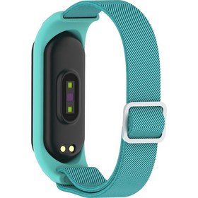 Resim Xiaomi Mi Band 3/4/5/6 İçin Elastik Naylon Akıllı Saat Kayışı Yedek Kordonlu Saat 
