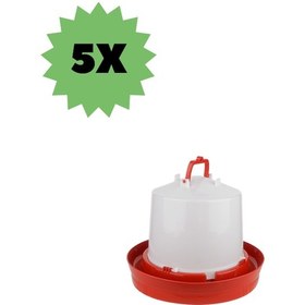 Resim Tavuk Suluğu 8 L Alttan Dolum Askılı 5 Adet 