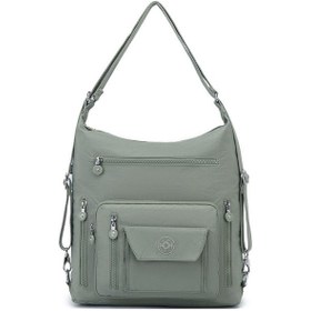 Resim Hem Sırt Hem De Omuz Kadın Çantası Smart Bags 1205 Yeşil 