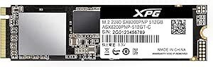 Resim Xpg Ssd 512Gb Sx8200Pnp 35002300 