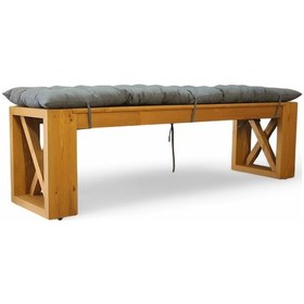 Resim Neiwel Garden Luin Doğal Ahşap Bahçe Bank-37-240 Açık Ceviz 