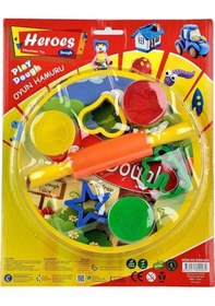 Resim Heroes Sofralı Oyun Hamuru Seti Ern-003 Çok Renkli 