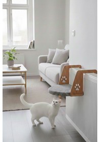 Resim Kediler İçin Kalorifer Petek Radyatör Yatağı 