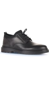 Resim Bueno Shoes Siyah Atlas Deri Erkek Klasik Ayakkabı 07MA2351SL270 07MA2351SL270 