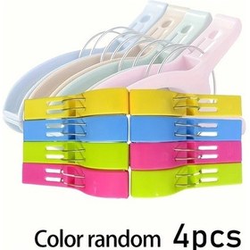 Resim Willowhaven 4 Adet Büyük Kapasiteli Plastik Askı Ayarlanabilir Kollu Çamaşır Kurutma Raftı 