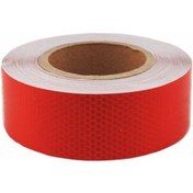 Resim Fosfor Bant Şerit Petekli Kırmızı 10 Cm X 