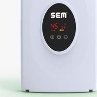 Resim Sem Tulpar SW-1212 D (12 KW) MONOFAZE şofben ,Merkezi Sistem ve Güneş Su Isıtma Sistemine uyumlu monofaze dijital sofben 