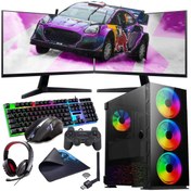 Resim INTEL i7 13700F 16GB 240SSD 1TB HDD 6GB GTX 1660S Çift 24" Mon. (Gaming SET) Rogame