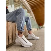 Resim Xon1 XON1601 Bağcıklı Rahat Yüksek Taban Beyaz Casual Erkek Spor Ayakkabı 