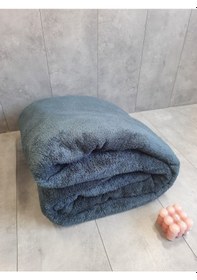 Resim Aurora Antrasit Welsoft Peluş Çift Kişilik Battaniye 185 X 220 Antrasit 