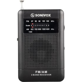 Resim Alfa Aksesuar 03 Siyah Renk Cep Tipi Analog Fm Radyo VS-R115 