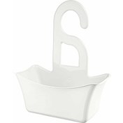 Resim Titiz Hook Çok Amaçlı Duş Banyo Sepeti Organizer Beyaz 