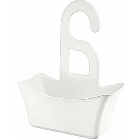 Resim Titiz Hook Çok Amaçlı Duş Banyo Sepeti Organizer Beyaz 