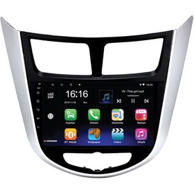 Resim COMWEGEN Hyundai Accent Blue 8 gb Ram 128 gb Uyumlu Dahili Android Carplay Android Auto Navigasyon Multimedya 
