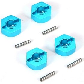 Resim Wltoys 104001 Rc Araba İçin 12mm Alüminyum Jant Bağlantısı - 4 Adet Mavi/kırmızı/mor 