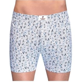 Resim Seher Yıldızı Erkek Desenli Pamuklu Boxer Don 6 Lı Paket 