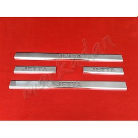 Resim Markadan Vw Jetta Krom Kapı Eşiği 2006-2011 4 Parça Paslanmaz Çel 