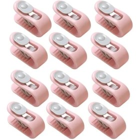 Resim Marsilyan 12 Li Mandallı Yorgan Kılıfı Nevresim Sabitleme Klips Takımı (72) 