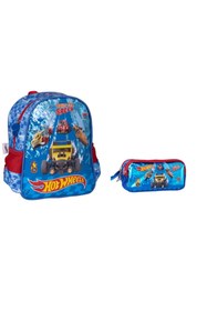 Resim Hot Wheels Anaokulu Çantası ve Kalem Kutusu 