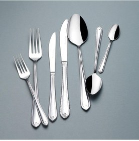 Resim Korkmaz A2516 Dilruba 84 Parça Çatal Kaşık Bıçak Seti Gümüş 