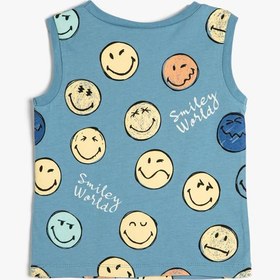 Resim Erkek Bebek SmileyWorld® Atlet Lisanslı Bisiklet Yaka Pamuklu 