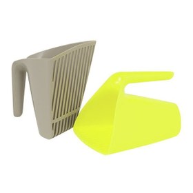 Resim Moderna Scoop-Sift V Kedi Kumu Küreği Gri 13.5x15.5x13 Cm 