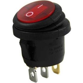 Resim Ic-131w Yuvarlak 220 Volt Işıklı Su Geçirmez On/off Anahtar-179335 