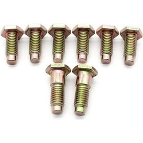 Resim Shineyee 1964-1981 Chevy İçin 8 Adet Altın Renkli Bakır Emniyet Kemeri Bağlantı Cıvatası Seti 