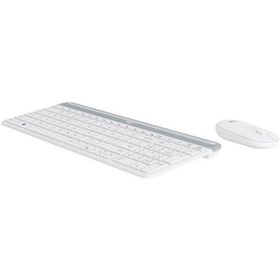 Resim Logıtech Mk470 Klavye+ Mouse Kablosuz Beyaz (920-009436) 